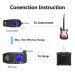 Charger l'image dans la galerie, AROMA ARG-06 GUITAR WIRELESS TRANSMISSION SYSTEM(TRANSMISSTER & RECEIVER) 6.35MM PLUG 4 CHANNELS MAX. 35M EFFECTIVE BUILT-IN BATTERY SUPPORTS MUTE FUNCTION