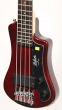 Load image into Gallery viewer, Hofner HOF-HCT-SHB- RB-O Shorty Electric Travel Bass Guitar - Root Beer - with Gig Bag