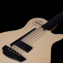 Load image into Gallery viewer, Godin 050789 A5 Ultra Natural Fretless Acoustic Electric Bass Guitar MADE In CANADA