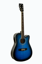 Load image into Gallery viewer, De Rosa USA Cutaway Acoustic-Electric Dreadnought Guitar Matte Finish-(6757583323330)