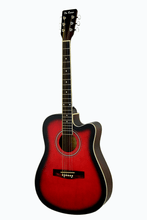 Load image into Gallery viewer, De Rosa USA Cutaway Acoustic-Electric Dreadnought Guitar Matte Finish-(6757583323330)