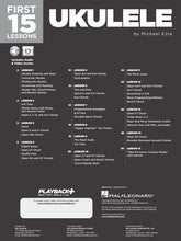 Charger l'image dans la galerie, First 15 Lessons – Ukulele A Beginner's Guide, Featuring Step-By-Step Lessons with Audio, Video, and Popular Songs!-(6718186651842)