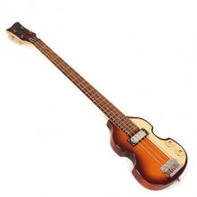 Load image into Gallery viewer, Hofner HCT-SHVB-SB-P-0 Shorty Violin Bass CT Sunburst (Beatles Bass Style) Includes Travel Bag