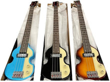 Load image into Gallery viewer, Hofner HCT-SHVB-SB-P-0 Shorty Violin Bass CT Sunburst (Beatles Bass Style) Includes Travel Bag
